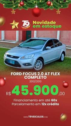 FORD FOCUS 2.0 GLX SEDAN 16V FLEX 4P AUTOMÁTICO